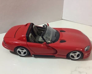 Burago Dodge Viper RT/10 1:18 Scale Convertible Diecast Made In Italy NO BOX - Picture 1 of 9