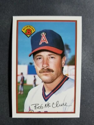 1989 Bowman tiffany / glossy BOB MCCLURE card # 43 - Image 1 of 2