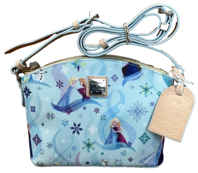 New Disney Dooney & Bourke Frozen Elsa Anna Olaf Satchel Purse Bag Crossbody - A - Image 1 of 4