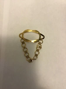 Schönes goldfarbenes Kettenarmband Vintage - Bild 1 von 5