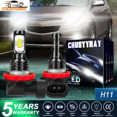 H11 H8 H9 LED Headlight Bulbs for Chevrolet Silverado 1500 2008-2015 Low Beam US - Image 1 of 4