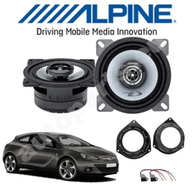 Set 2 Coffers Speakers Rear ALPINE SXE-1025S for Opel Astra H From 2004 - Image 1 of 4