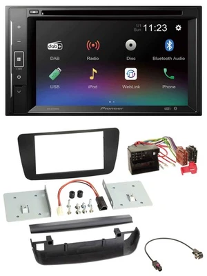 Pioneer Bluetooth MP3 USB 2DIN DAB DVD Autoradio für Mercedes A-Klasse W176 2012 - Bild 1 von 4
