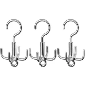 Paquete de 3 perchas giratorias para cinturón para armario - Imagen 1 de 12