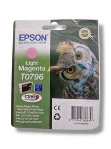 ⚡Cartucho de tinta original Epson C13T07964010 T0796 Light Magenta 1400 1500W nuevo⚡ - Imagen 1 de 8