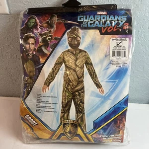 Marvel Guardians Of The Galaxy Childs Costume Jumpsuit W Shoe Covers/ Mask Sz Lg - Picture 1 of 4