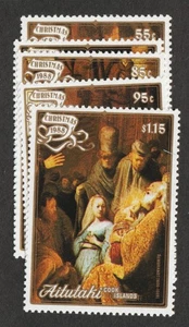 1988 Aitutaki Cook Islands Sc# 423-27 - Christmas, Seasonal. MNH Cv$10.00 - Picture 1 of 1
