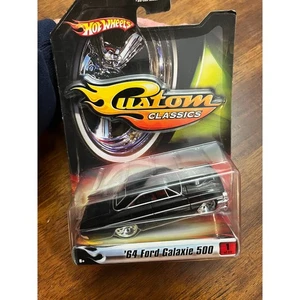 Hot Wheels c.2006 Custom Classics 64 Ford Galaxie 500 schwarz - Neu in OVP - Bild 1 von 4