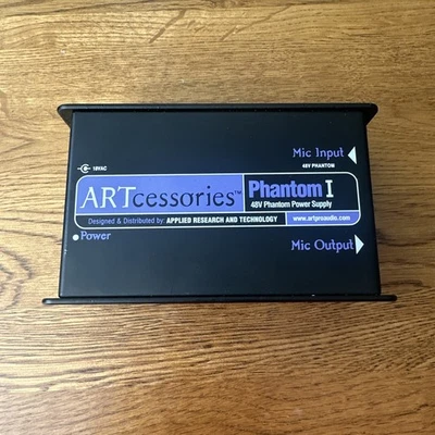 ART Phantom I 48V Power Amp Black Used - Image 1 of 4