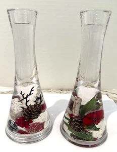 NUEVO Candelabro Vidrio Dreamlight 7.5" Navidad Alemania - Imagen 1 de 4