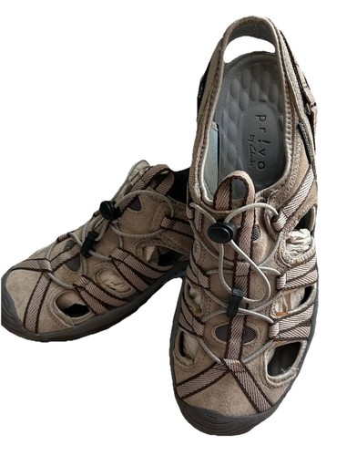 Sandali da trekking Privo By Clarks donna 7 M outdoor impermeabili slip on beige