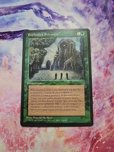 MTG Magic The Gathering Legends Sylvan Library NM Italian Biblioteca Silvestre - Picture 1 of 2