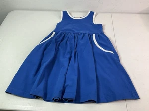 Abito HANNA ANDERSSON blu e bianco. Bambina taglia 4. Ottime condizioni. - Foto 1 di 6