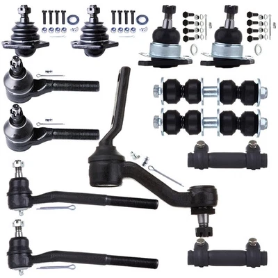 13pcs Front Ball Joints Tie Rods For 1999-2001 Oldsmobile Bravada - Image 1 of 4