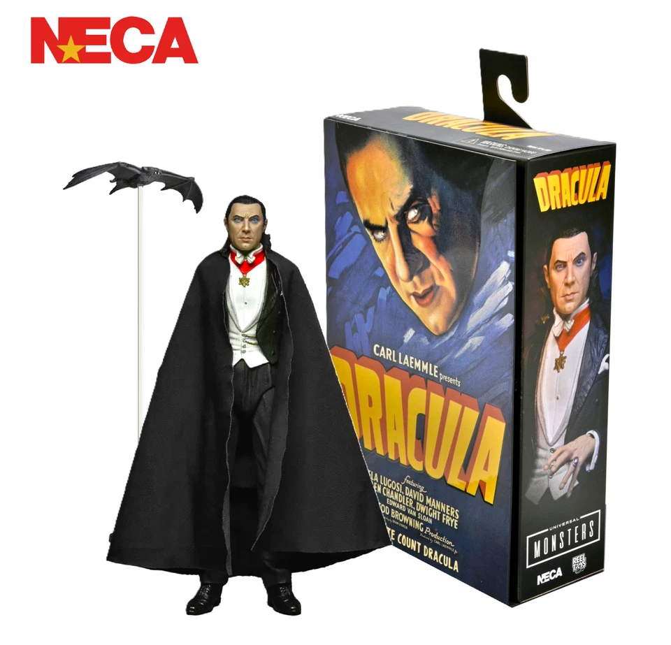 Figura de acción Universal Monsters Ultimate Dracula (Transylvania) Bela Lugosi 7" Foto 1 de 4