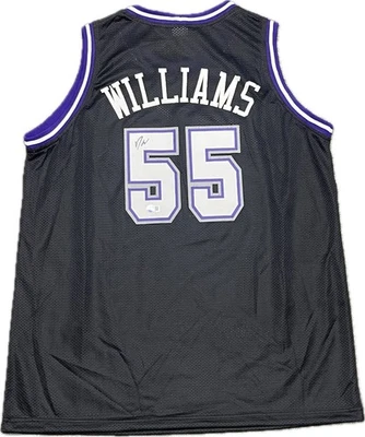 Camiseta firmada por Jason Williams autografiada por BAS Sacramento Kings Foto 1 de 2