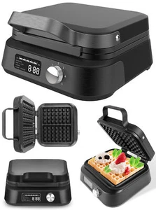 MalTec Waffeleisen Wafflemaker WM2200W Elektrogrill Waffeltoaster Groß 2 Stück - Bild 1 von 12