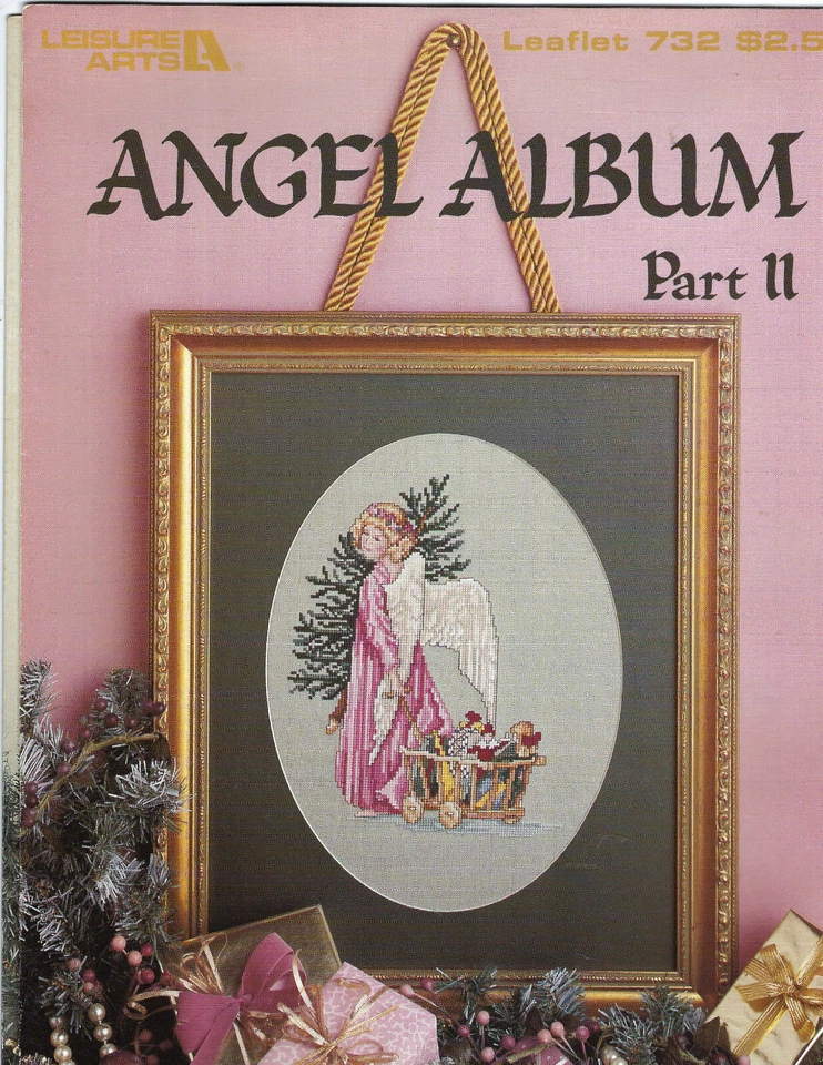 Leisure Arts Leaflet 732 Angel Album Part II Cross Stitch Pattern - Image 1 of 1
