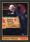 Shelton Runt Pittman #176 signed autograph 1991 Traks NASCAR Racing Trading Card