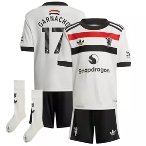 Manchester United Mini Kit Adidas 3° Kit Calcio Bambino - Garnacho - Nuovo - Foto 1 di 3