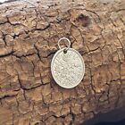 Vintage Lucky Sixpence Coin Silver Key Charm Wedding Gift Keyring
