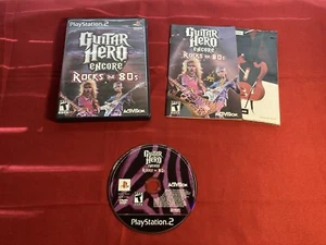 Guitar Hero Encore Rock's The 80's PS2 Sony PlayStation 2 Completo con Póster - Imagen 1 de 13