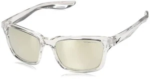 New Nike EV1004-900 Clear Spree M Sunglass with Grey Super Silver Flash Lenses - Picture 1 of 4