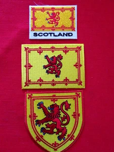 ( 3 ) SCOTLAND PATCHES / IRON ON - Picture 1 of 5