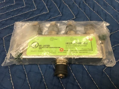 NEW - DirecTV 4-Way SWM Approved Splitter, 2-2150MHz (MSPLIT4R1-02) - Image 1 of 3