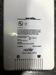 NORTHSTAR MERIDIAN ANALOG TERMINAL ADAPTER NT8890AA - Picture 1 of 6