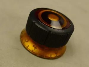 1 pezzo Manopola Velocità 1 Originale Artista Ibanez Volume Tono Adatta Les Paul Amber - Foto 1 di 4