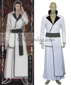 BLEACH Arrancar Primera 1st Espada Coyote Starrk Cosplay Costume White Kimono - Picture 1 of 4