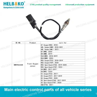 Sensor de oxígeno 8W0906265K Lambda O2 para A7 A8L Q7 Q8 RS4 RS5 S4 S5 SQ5 Foto 1 de 4
