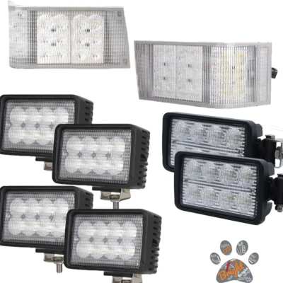 For Case IH 7210 7220 7230 7240 7250 Tractors Complete LED Light Upgrade Kit - Image 1 of 4