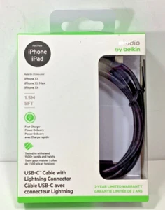 Belkin 5FT USB-C Cable With Connector - Black - Picture 1 of 3