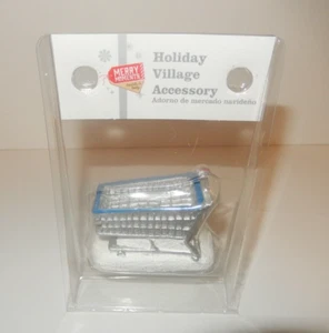 ALDI Grocery Shopping Cart 2023 Merry Moments Holiday Village Accessory New - Picture 1 of 8