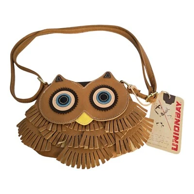 UnionBay Búho Tostado Pequeño Bolso de Hombro Ajustable Nuevo Con Etiquetas Foto 1 de 4
