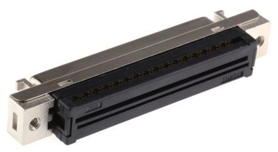 3M 102 Series, Female 68 pin Straight Panel Mount IDC D-sub Connector 1.27mm Pit - Image 1 of 1