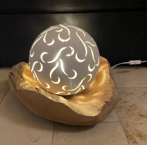 Treibholz Lampe Holz LED Leuchte Treibholzlampe Altholz Schwemmholz - Bild 1 von 7