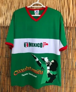 Mexiko 🇲🇽 WM Cuauhtemoc Blanco La Cuauhtemina Joma Trikot America L - Bild 1 von 3