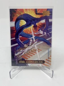 1994 Marvel Masterpieces Goldfolie Signature Serie Mr. Fantastische Fantastische Vier - Bild 1 von 2
