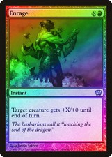 Enrage FOIL 9th Edition NM Red Uncommon MAGIC THE GATHERING MTG CARD ABUGames