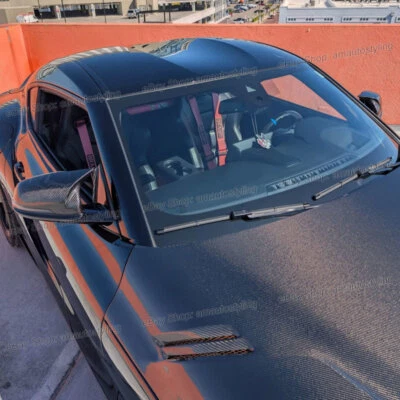 Tapas de fibra de carbono para puerta lateral para Toyota GR Supra A91 2020-2025 Foto 1 de 4