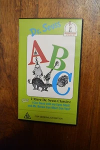 DR SEUSS ABC PLUS 2 MORE DR SEUSS CLASSICS VHS - Picture 1 of 4