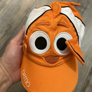 NEMO Youth Snap Back Orange White Black Disney Parks Cap Hat - Picture 1 of 12