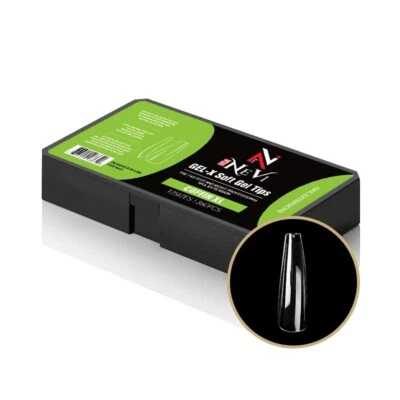 Gel-X Soft Gel Tips NeVi Natural Coffin XL Box of Tips 360 Gel-X Tips - Image 1 of 4