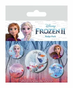 BUTTON BADGE SPILLE PINS FROZEN OLAF ELSA - Imagen 1 de 1