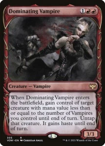 MTG Magic the Gathering Dominating Vampire (305/596) Innistrad Crimson Vow LP - Picture 1 of 1
