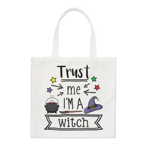 Confía en mí, soy una bruja bolso regular Funny Magical Best Shopper - Imagen 1 de 1