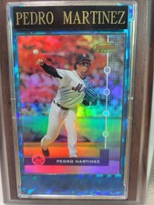 Perdo Martinez New York Mets 2005 Bowman's Best Holographic Card 5x7 Wall Plaque